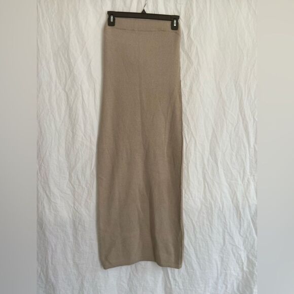 T Alexander Wang Women Strapless Wool Cashmere Midi Sweater Dress Size Small - Picture 10 of 16